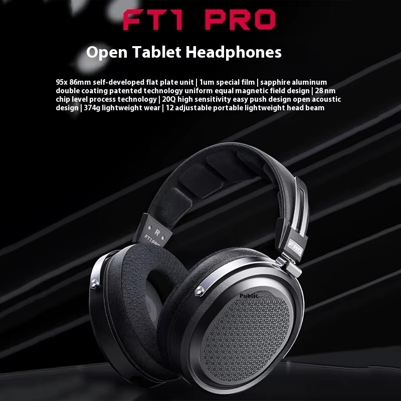 FiiO FT1 Pro Planar Diaphragm Driver Open-Back Headphone