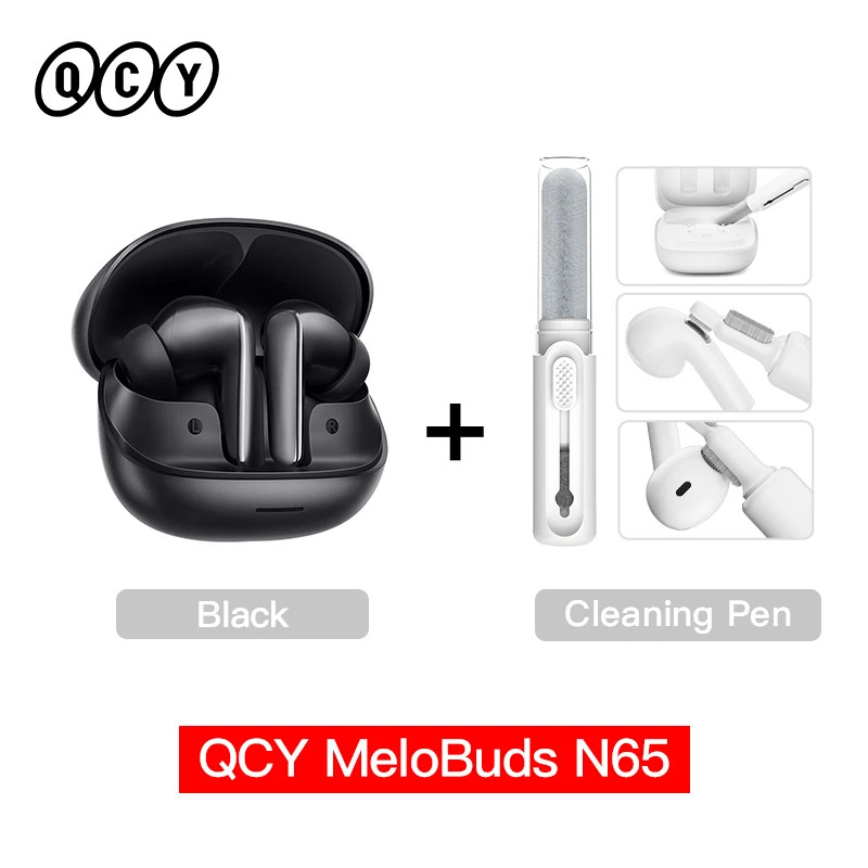 QCY HT21 Wireless Earphones Melobuds N65 -60dB AI Adaptive ANC Earbuds Bluetooth