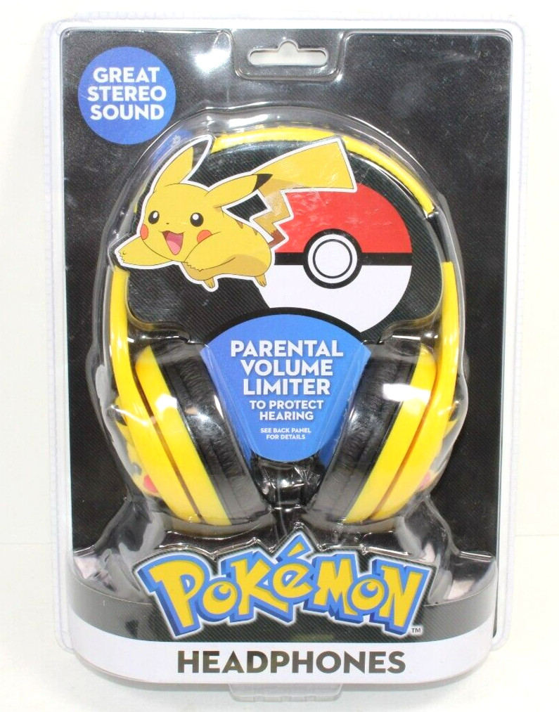 Pokemon Pikachu Kids Headphones – New – US Seller