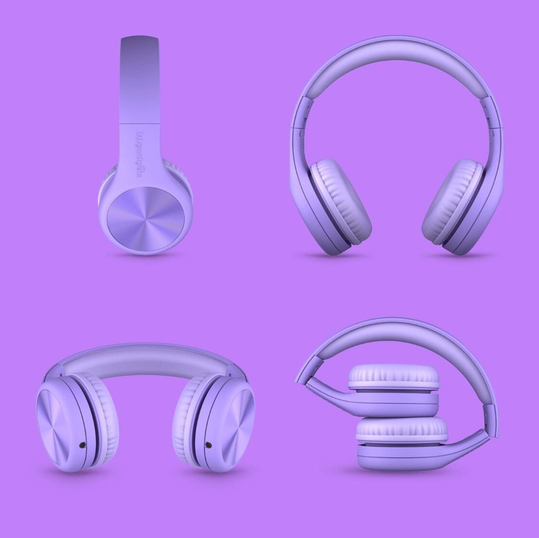 LilGadgets Headphones Purple LGCR-05