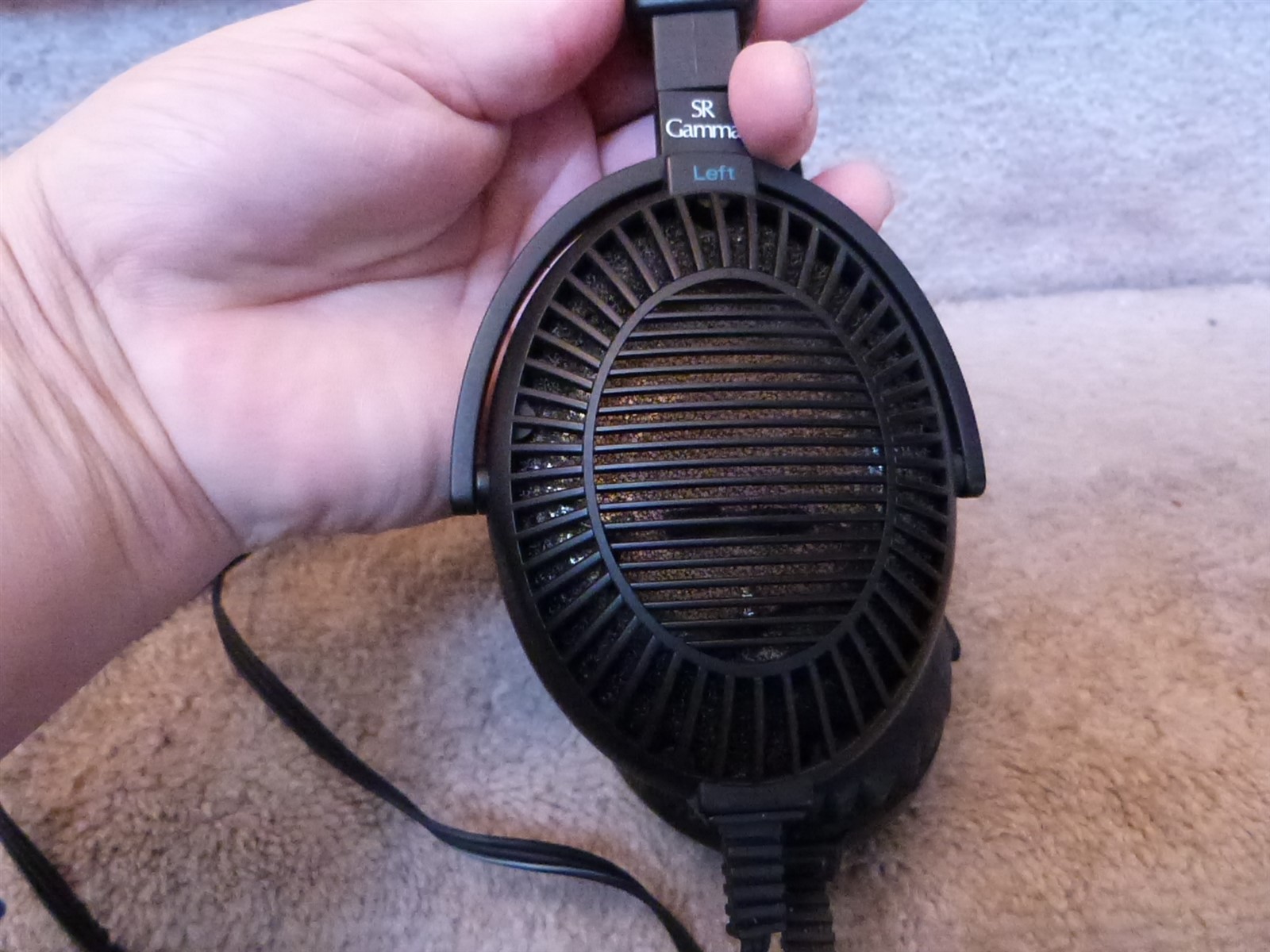 ~ STAX SR GAMMA Electrostatic Earspeaker Headphones & SRD-6/SB Adaptor IN BOXES