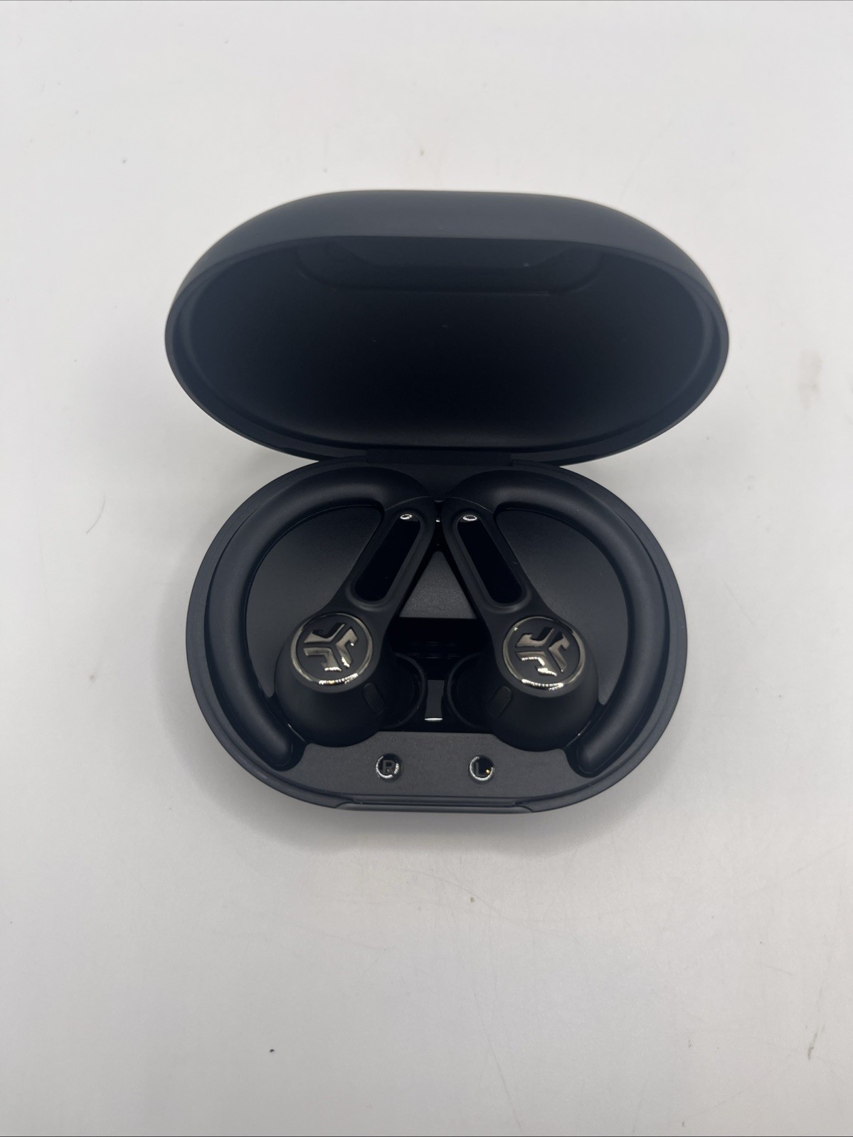 JLab Go Air Sport True Wireless Bluetooth Earbuds with Charging Case. OPEN BOX