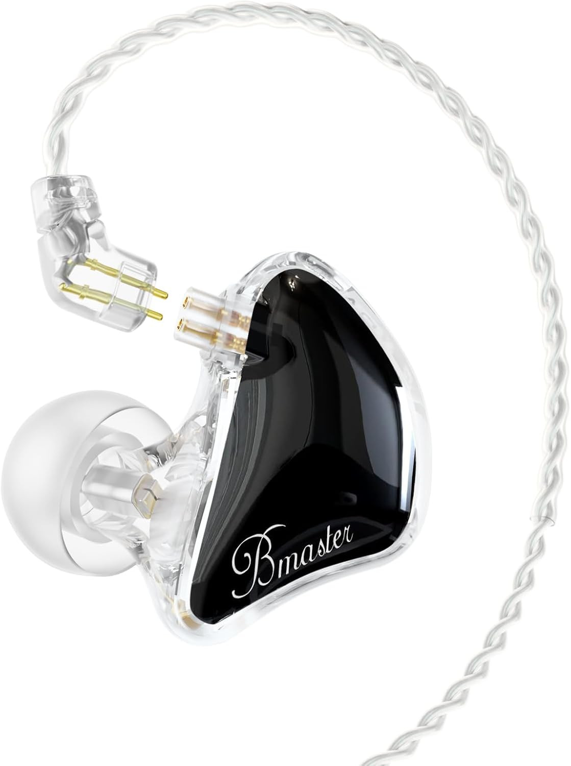 BASN Bmaster 2Pin Triple Drivers in Ear Monitor Headphones for Musicians, Profes