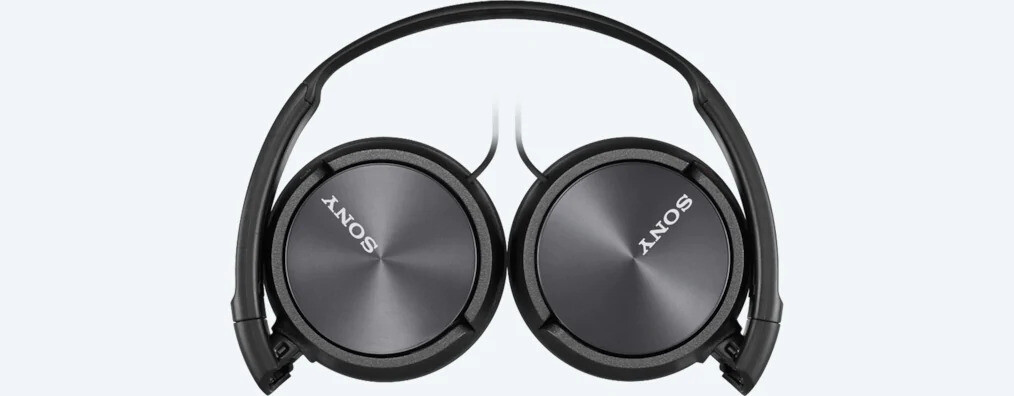 Sony MDR-ZX310AP Wired On-Ear ZX Series Headphones w/Mic for Smartphones -Black