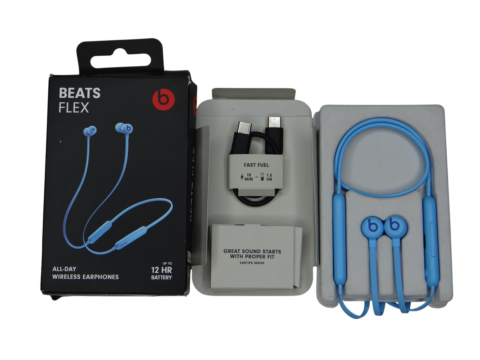 Beats by Dr. Dre Flex Wireless In-Ear Earphones – Flam Blue – Free shipping