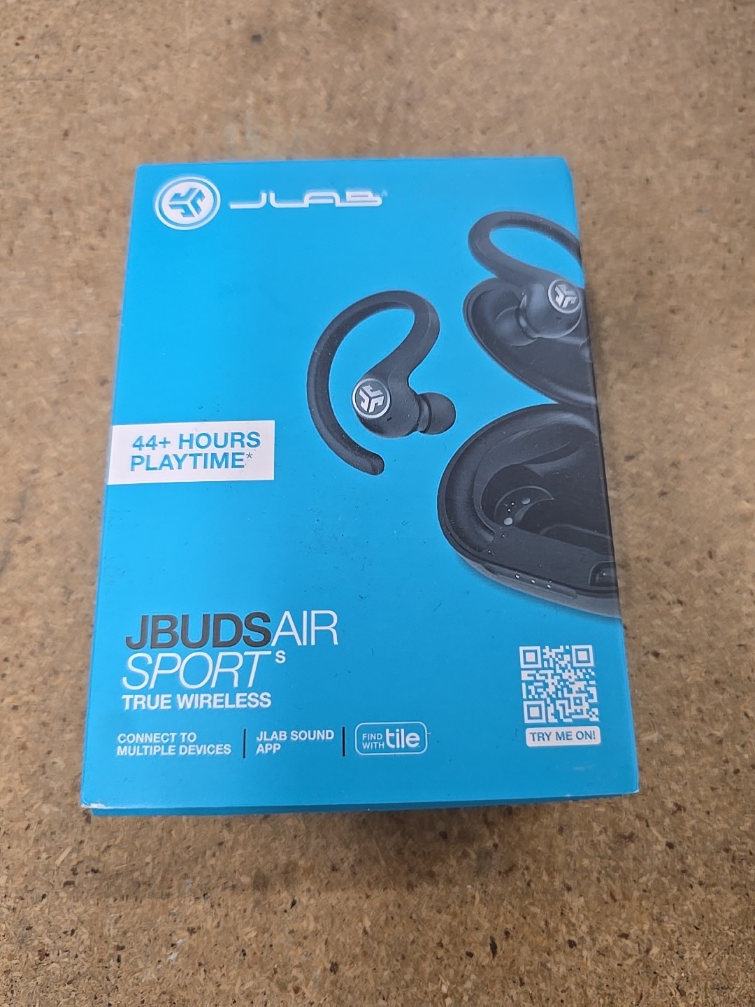 New JLab Audio JBuds Air Sport In-Ear Wireless Headphones – Black