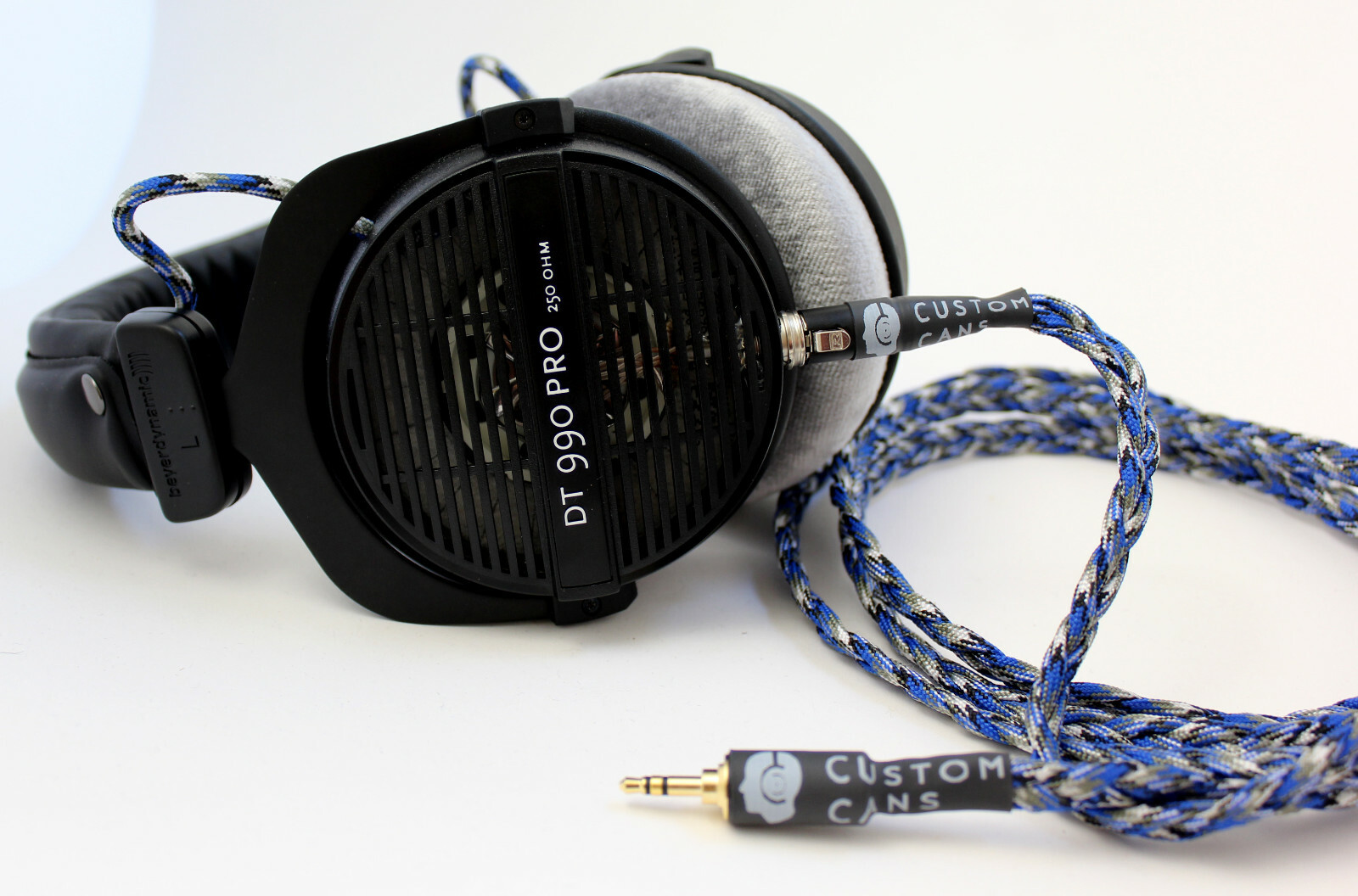 Uber Beyerdynamic DT990 Pro Detachable Stereo litz cable & modded drivers 250Ω