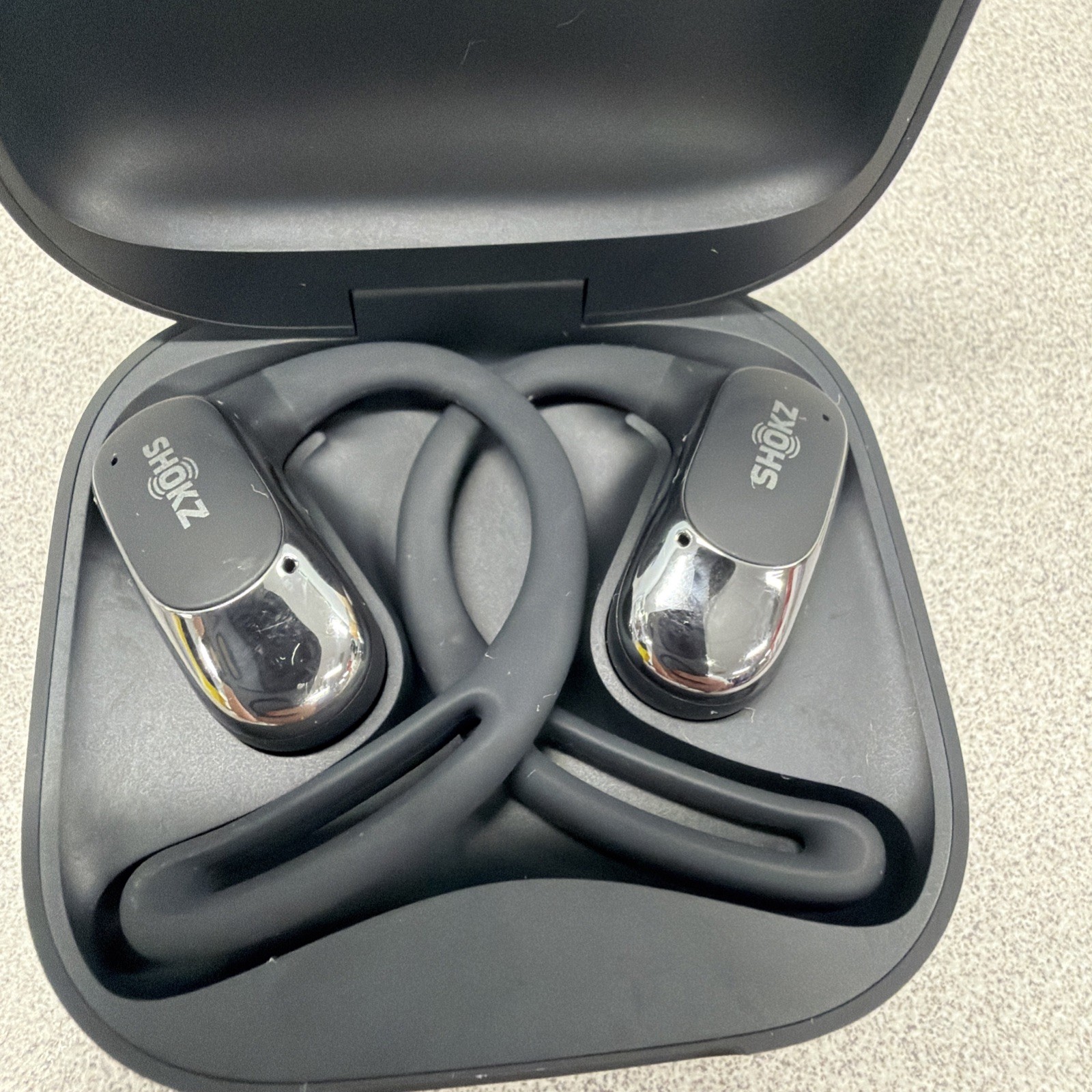 Shokz OpenFit Air True Wireless Bluetooth Headphones – Black,