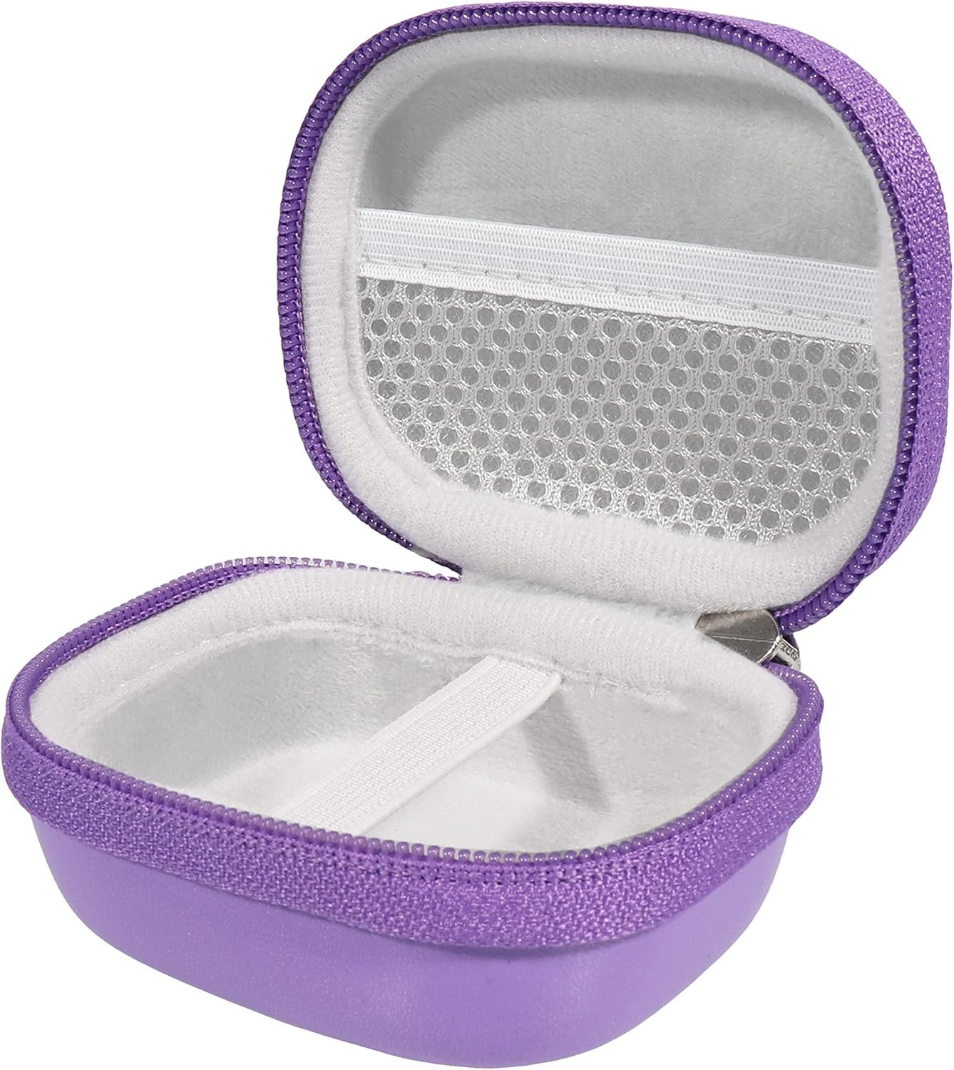 Universal Earbud Case with Elastic Strap for Clip-On Headphones, Lightweight