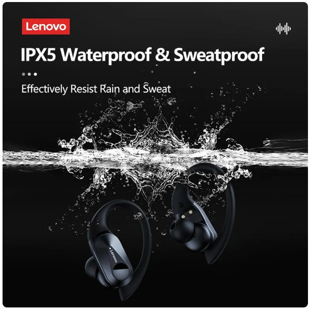 Lenovo LP75 Sports Wireless Earphones with Mic Bluetooth 5.3 TWS Headphones Hifi