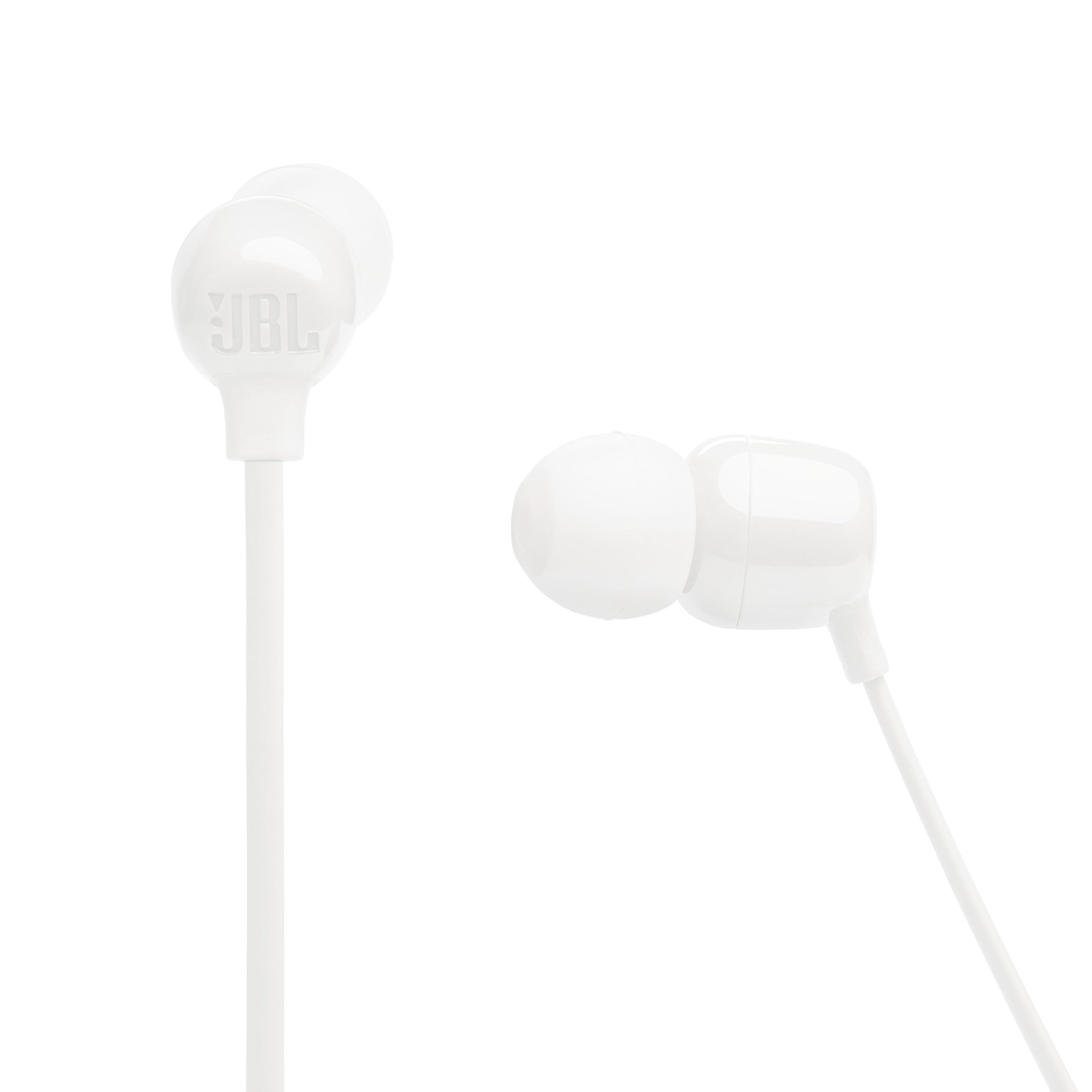 JBL TUNE135BT Neckband-Style Bluetooth Multipoint Wireless Earphones White (WHT)
