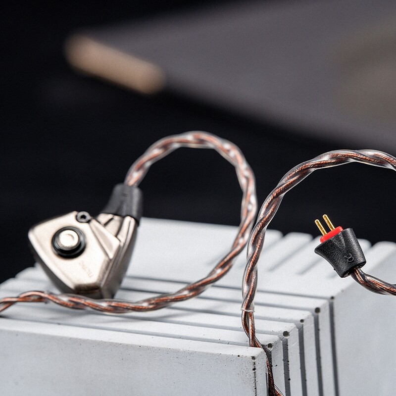 DUNU TITAN S In-ear Earphone IEM 11mm Dynamic Driver Earbuds 0.78mm Silver