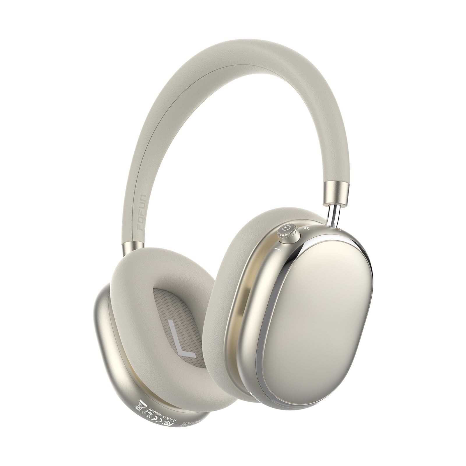FOFUN NC95 Hybrid Active Noise Cancelling Headphones With Knob Control, 120H Pla