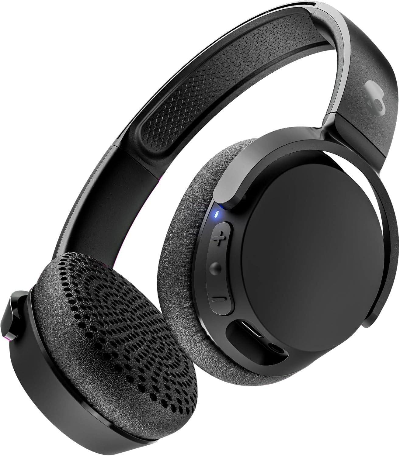 Skullcandy S5PRW-P740 Riff Wireless 2 On-Ear Headphones Black Multipoint Pairing