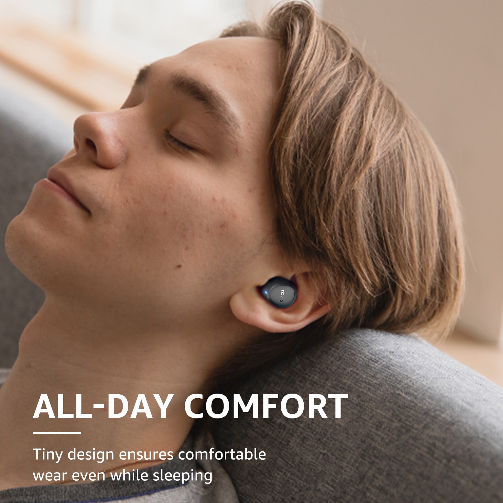 TOZO A1 Mini Lightweight Wireless Earbuds Bluetooth in Ear Headphones (Renew)