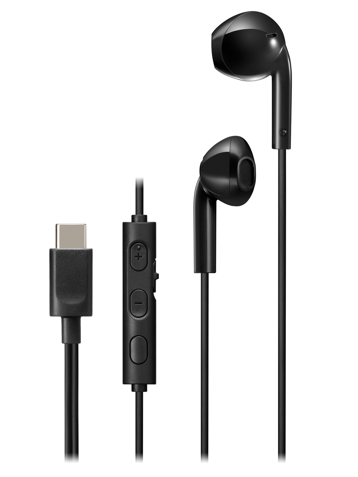JVC HA-FR17UC-B Earphones Wired with Microphone TypeC Open Type USB Type-C 1.2m