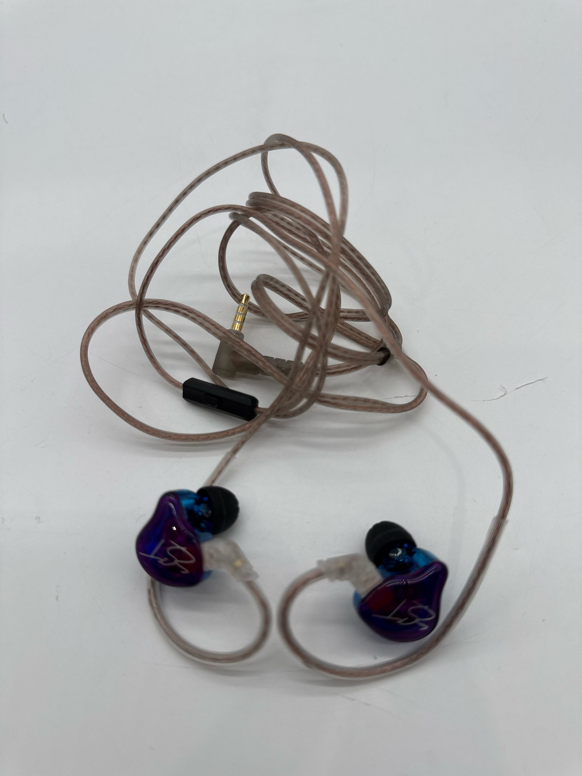 KZ ZST Earbuds with Microphone Purple