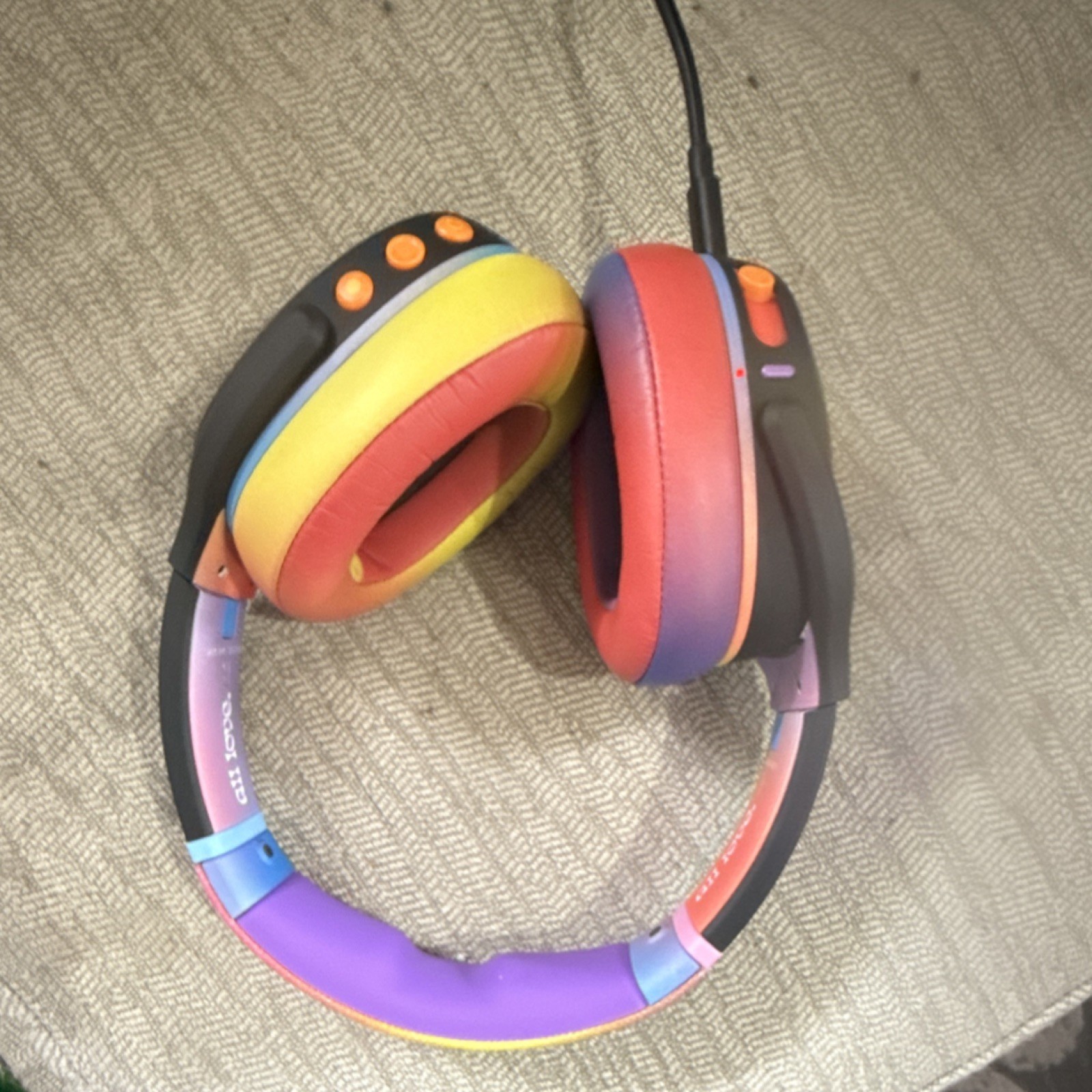 Skullcandy Crusher Evo All Love Wireless Over-Ear Headphones Multicolor Pouch