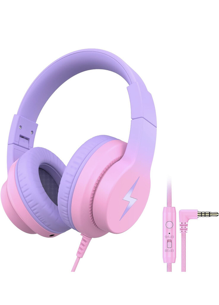 Kids Headphones, Kids with Microphone, 85/94Db Volume Limiter Headphones