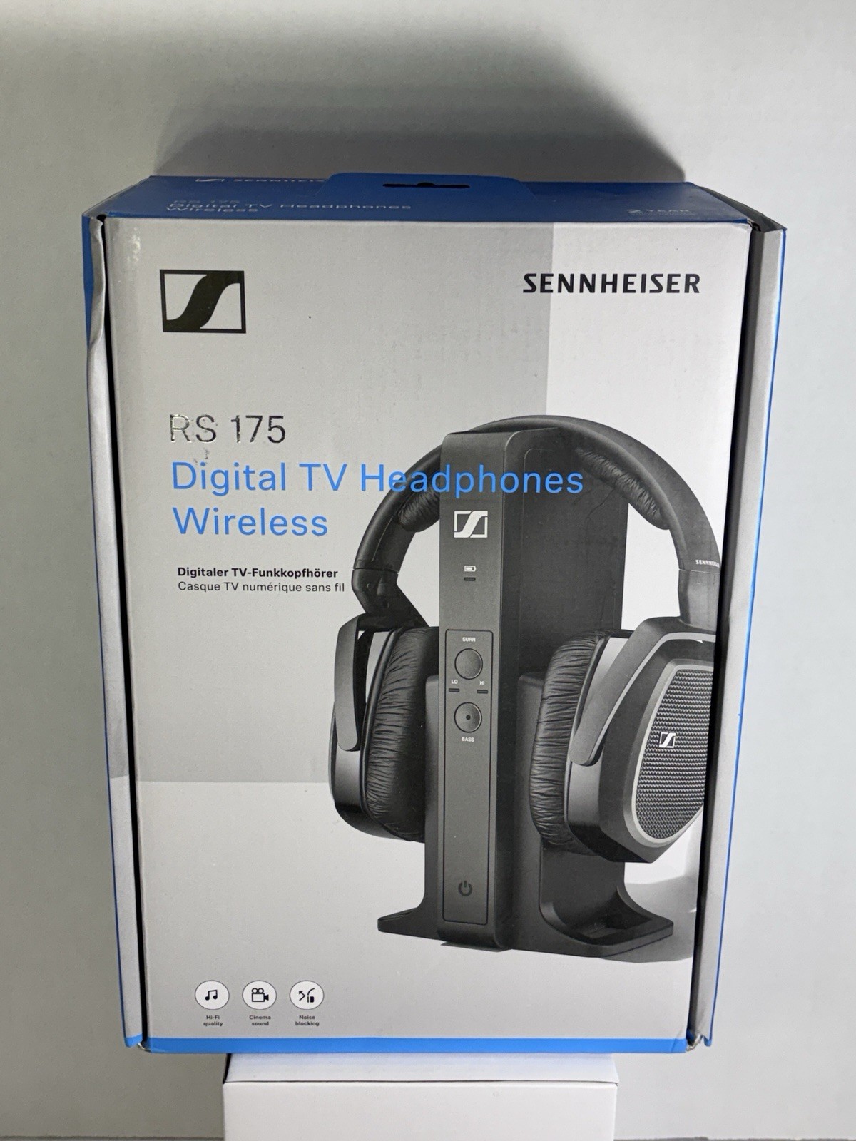 Sennheiser RS 175 RF Over-the-Ear Wireless Headphones for Digital TV System