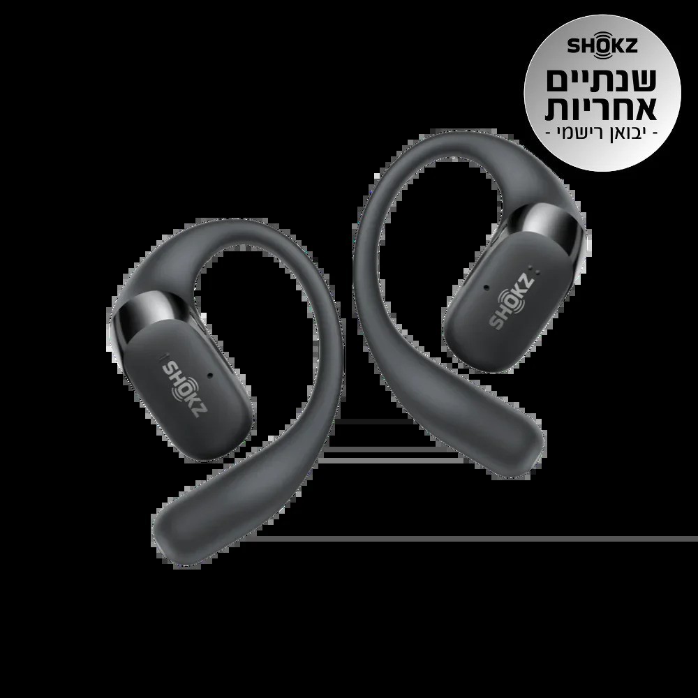 Shokz OpenFit 2 Black Open-Ear Wireless Sport Earbuds 810160666967 T920-ST-BK