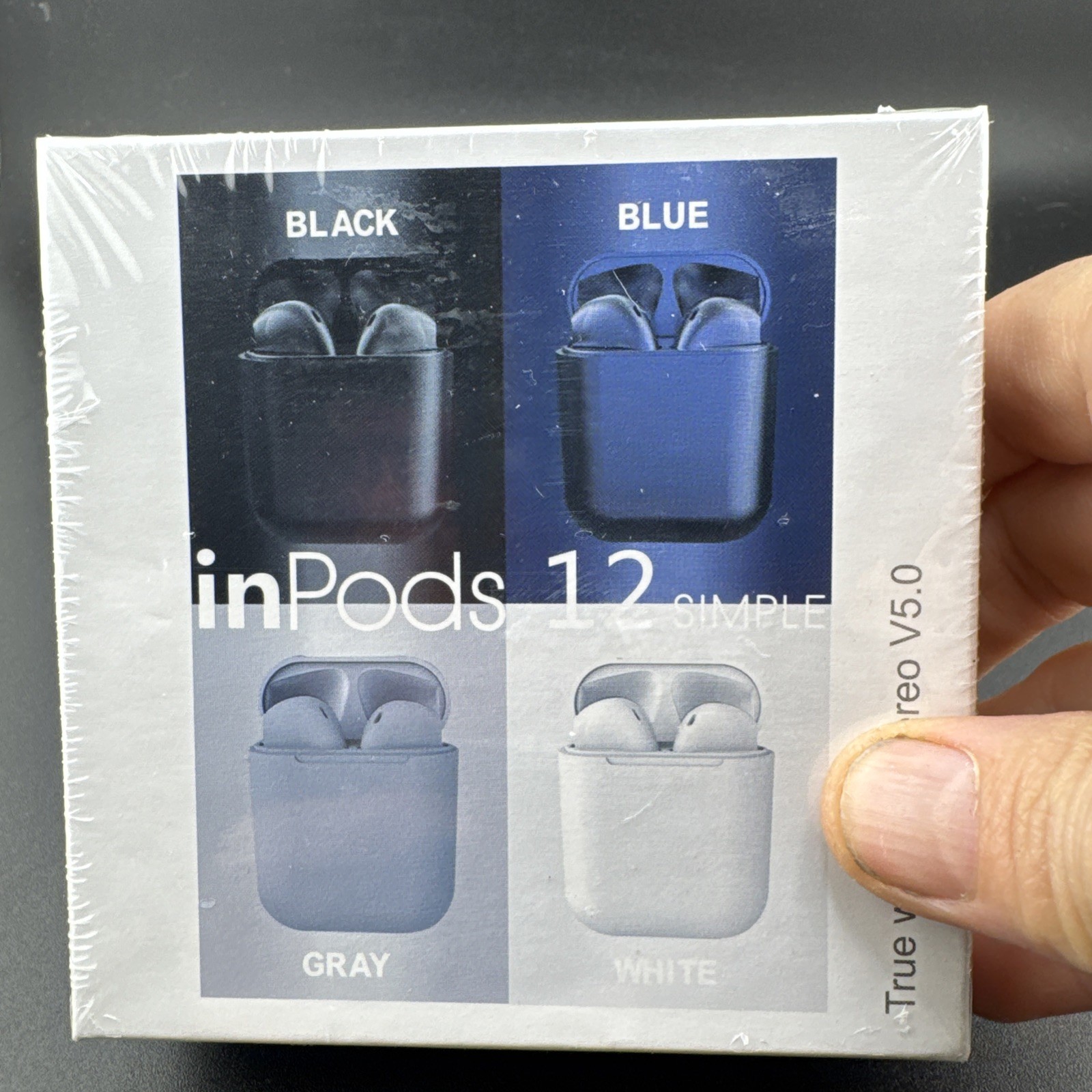 inPods 12 True Wireless Stereo V5.0 Earbuds NAVY BLUE