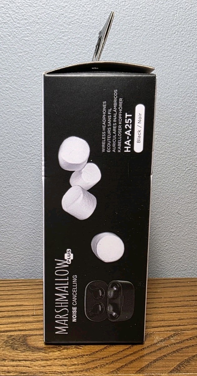 JVC – Marshmallow Plus True Wireless Headphones with Noise Cancelling Black NEW