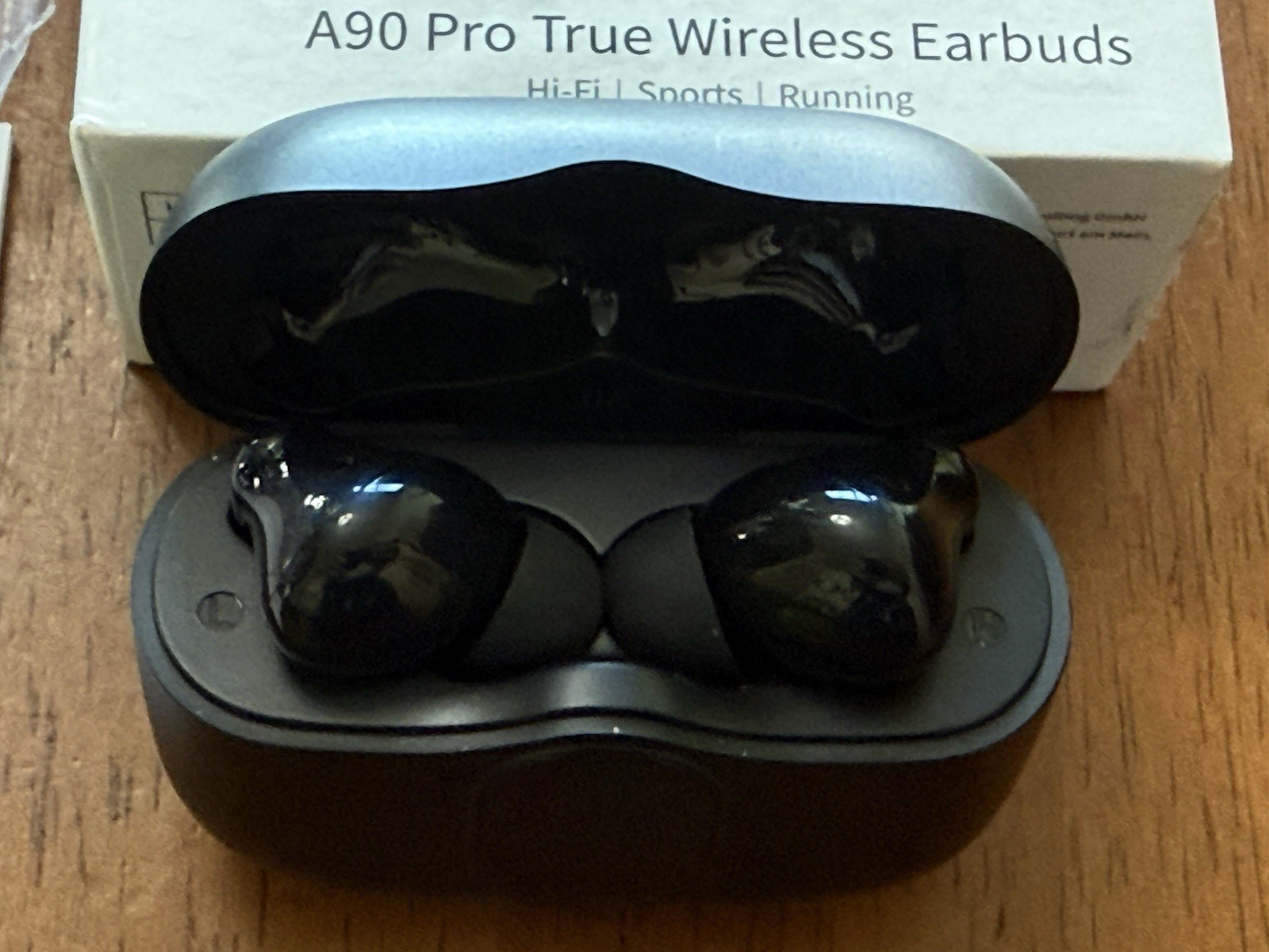 Aptkdoe A90 Black Pro True Wireless Earbuds Hi-Fi Sports Running