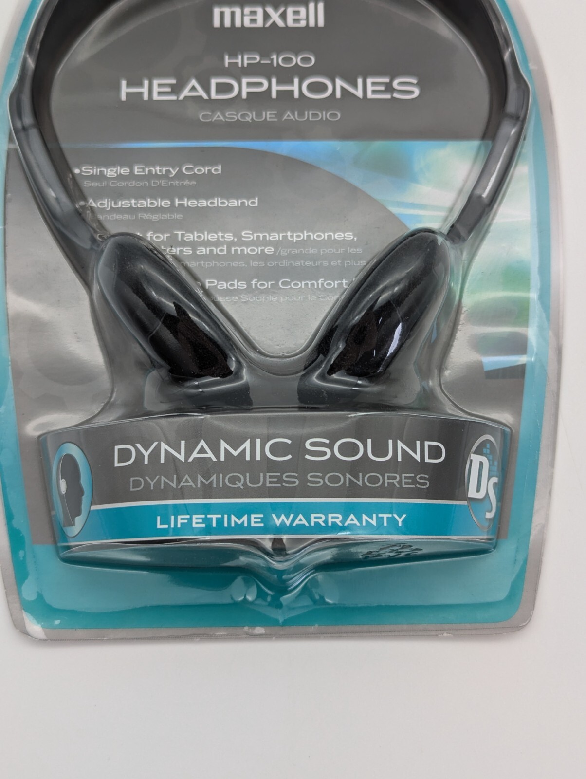 New Sealed Maxell HP-100 Budget Stereo Headphones GRADE A