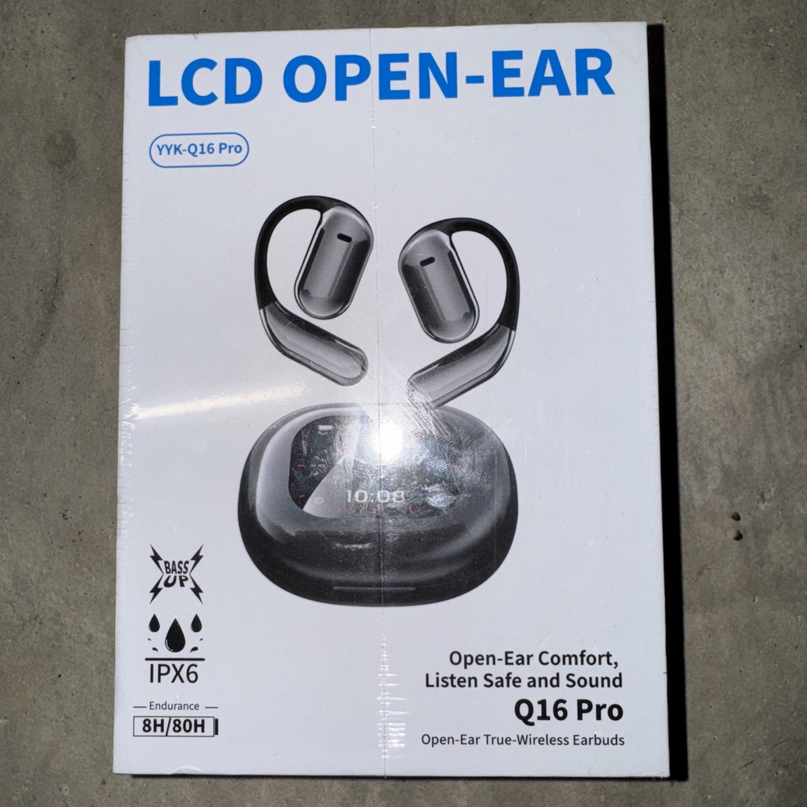 YYK-Q16 Pro Open-Ear Earbuds (Silver)