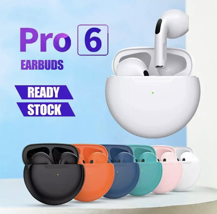 White PRO6 Wireless Bluetooth, Android I Phone, Tablet, Wi-fi