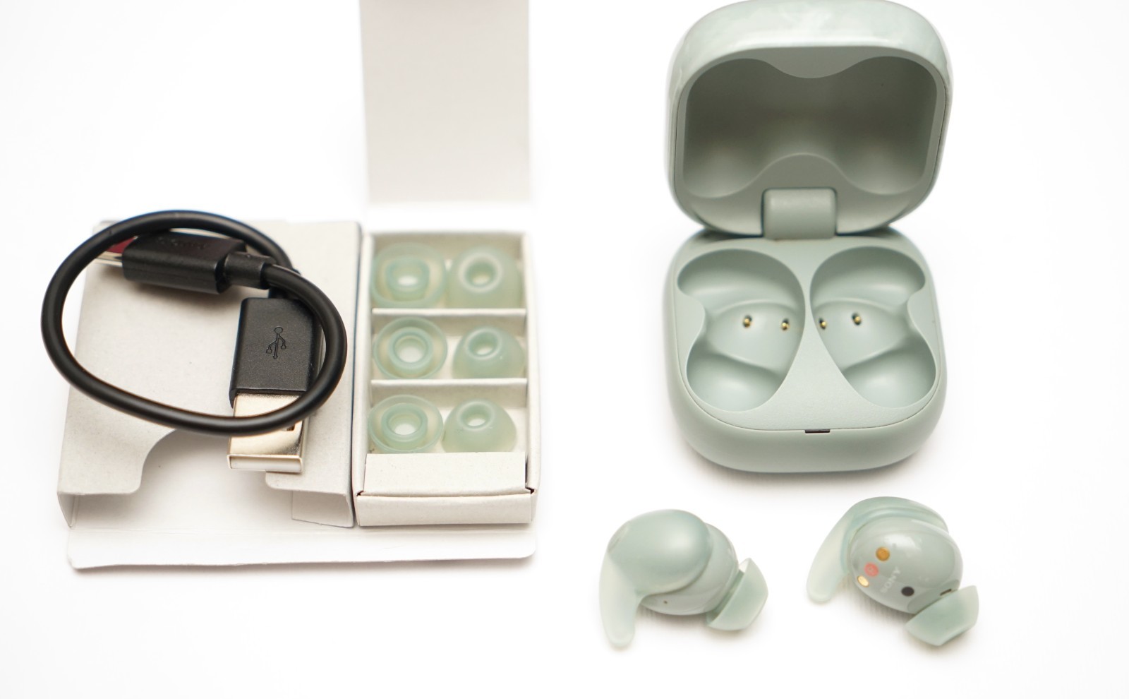 Sony WF-LS910N/G Link Buds Wireless Noise Canceling Earbuds WF-LS910N Green