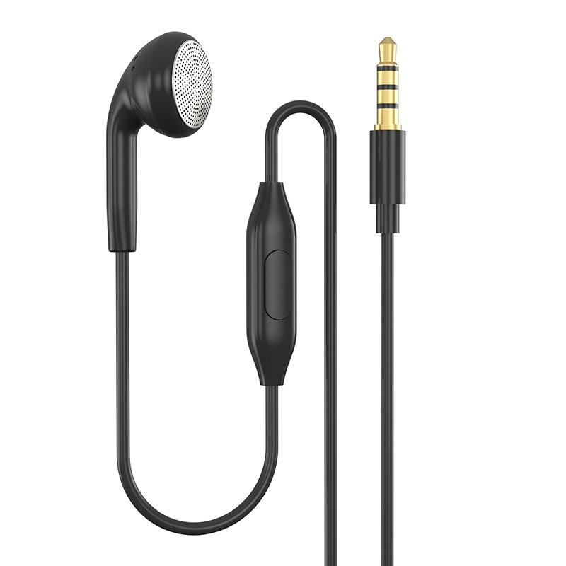 3.5mm Single Side Mono Earphone In Ear Earbud Headset Headphone With Microphone