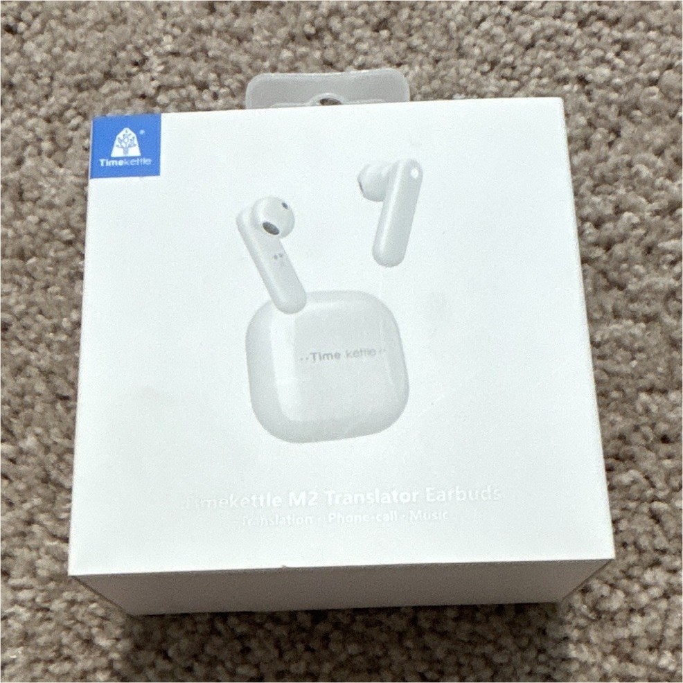 Timekettle M2 Translator Earbuds Bluetooth In-Ear True Wireless, White