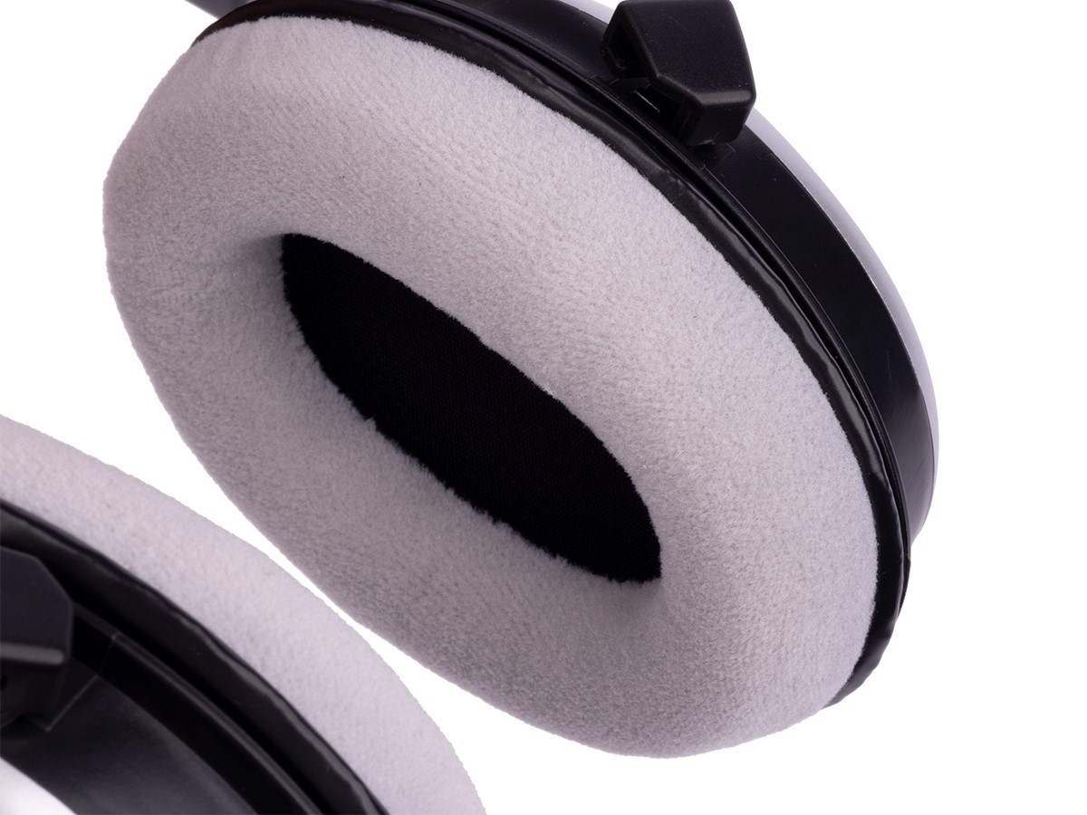Monoprice Semi-Open Over Ear Wired Headphones Low Deep Bass for Kids Teens Adult