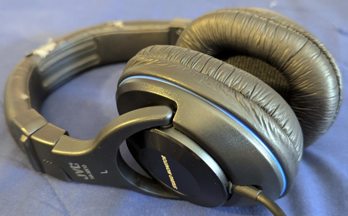 JVC Kenwood Victor HA-MX10-B Studio Monitor Headphones Hi-Res – US Seller, Rare!