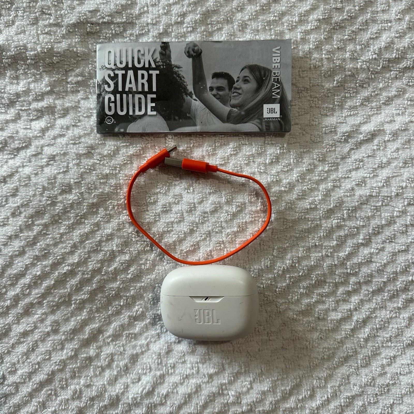 JBL – Vibe Beam True Wireless Earbuds – White