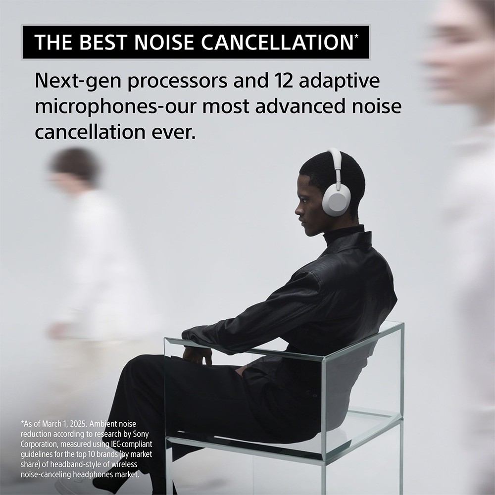 Sony WH-1000XM6 Best Noise Canceling Headphones, Black +Deco Master Guide Bundle