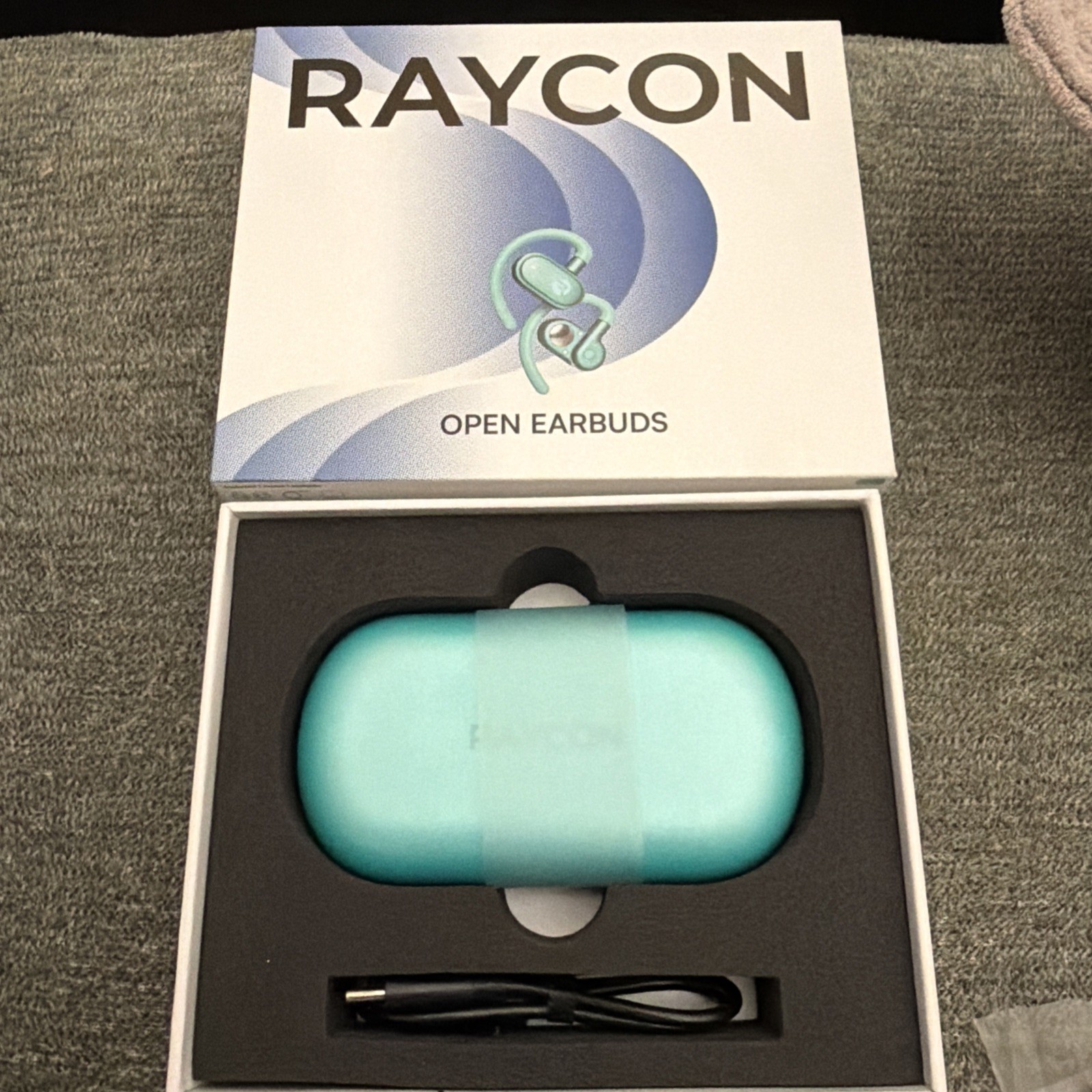 Raycon Everyday Open Earbuds Plus True Wireless Bluetooth Headphones Cool Mint
