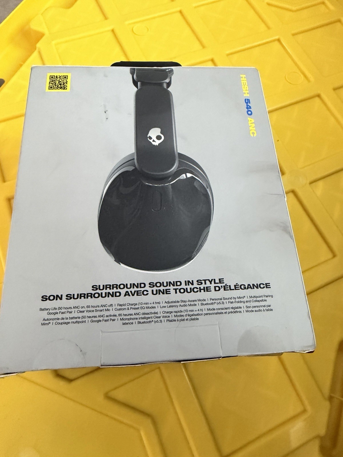Skullcandy – Hesh 540 ANC Wireless Noise Cancelling Over-Ear Headphones – Black