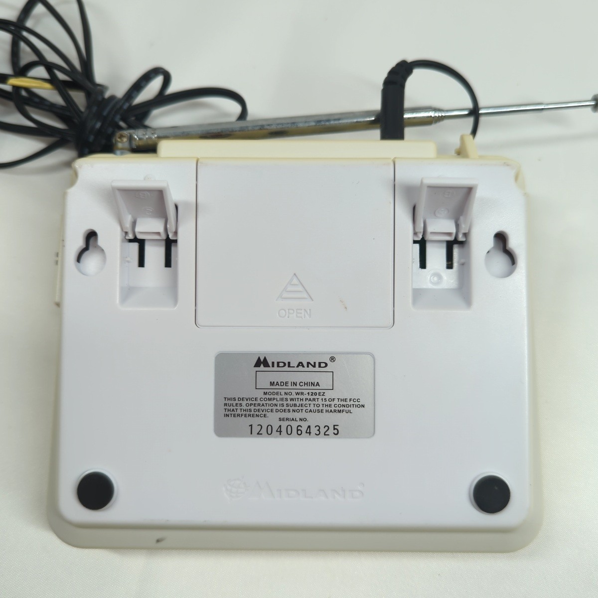 Public Alert S.A.M.E. Digital Weather All Hazards Alert Radio Weather Snooze Tes