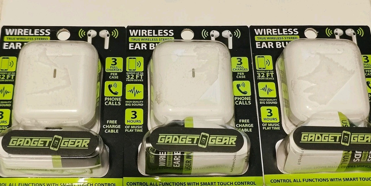 Wireless Earbuds Gadget Gear Lot Of 3 White Earbuds Lot 💥