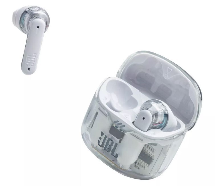 JBL Tune Flex True Wireless Active Noise Cancelling in-Ear Earbuds – Ghost White