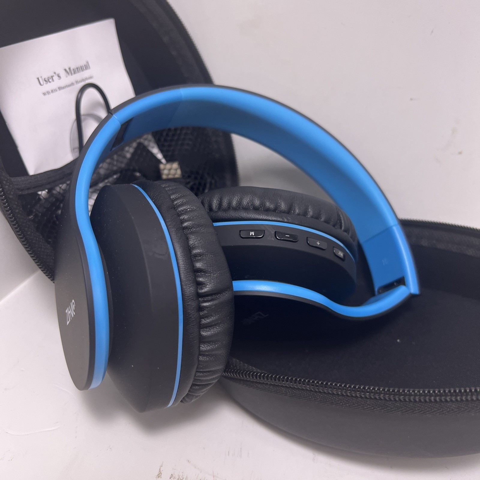 Bluetooth Headphones Over-Ear, Foldable Wireless and Wired Stereo Headset Mic