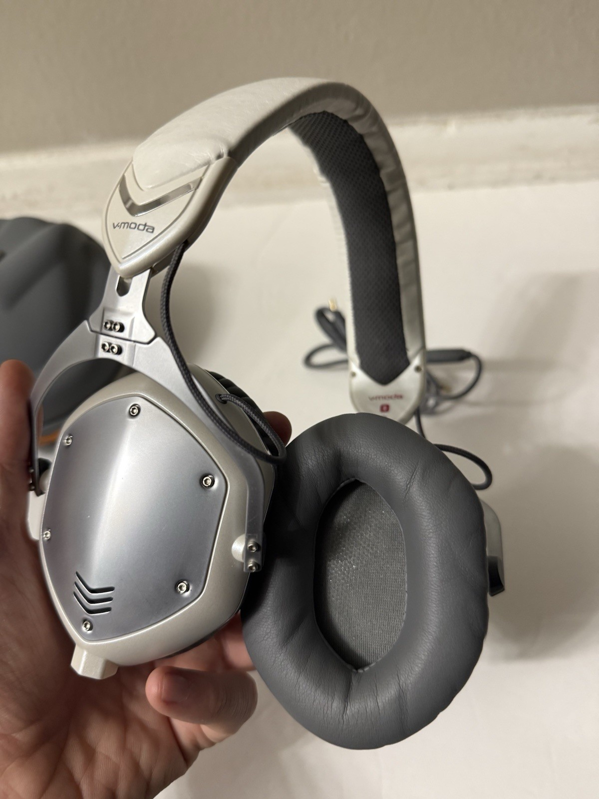 V-Moda Crossfade M-100 Over-Ear Headphones – White Silver #4