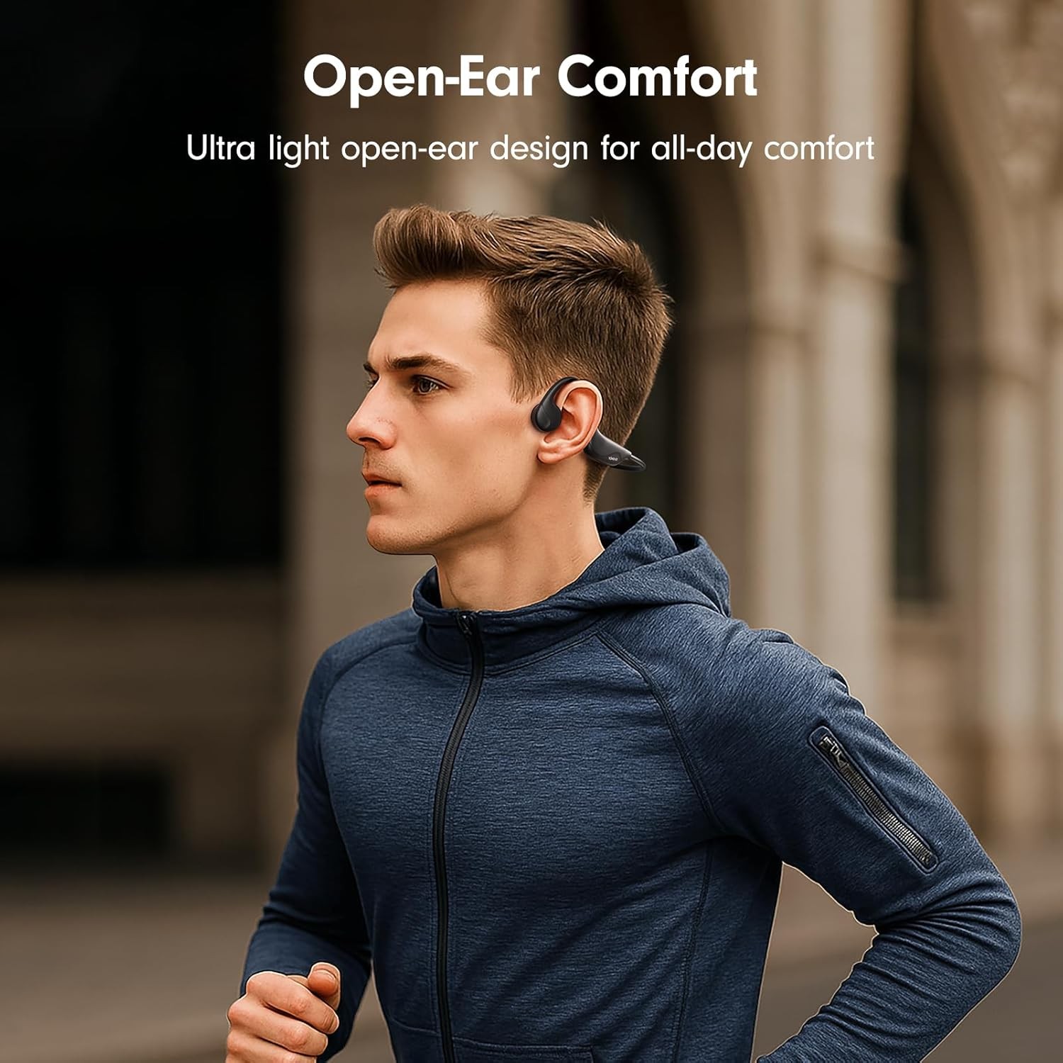 Bone Conduction Bluetooth Headphones Wireless Sports Running IPX5 Waterproof