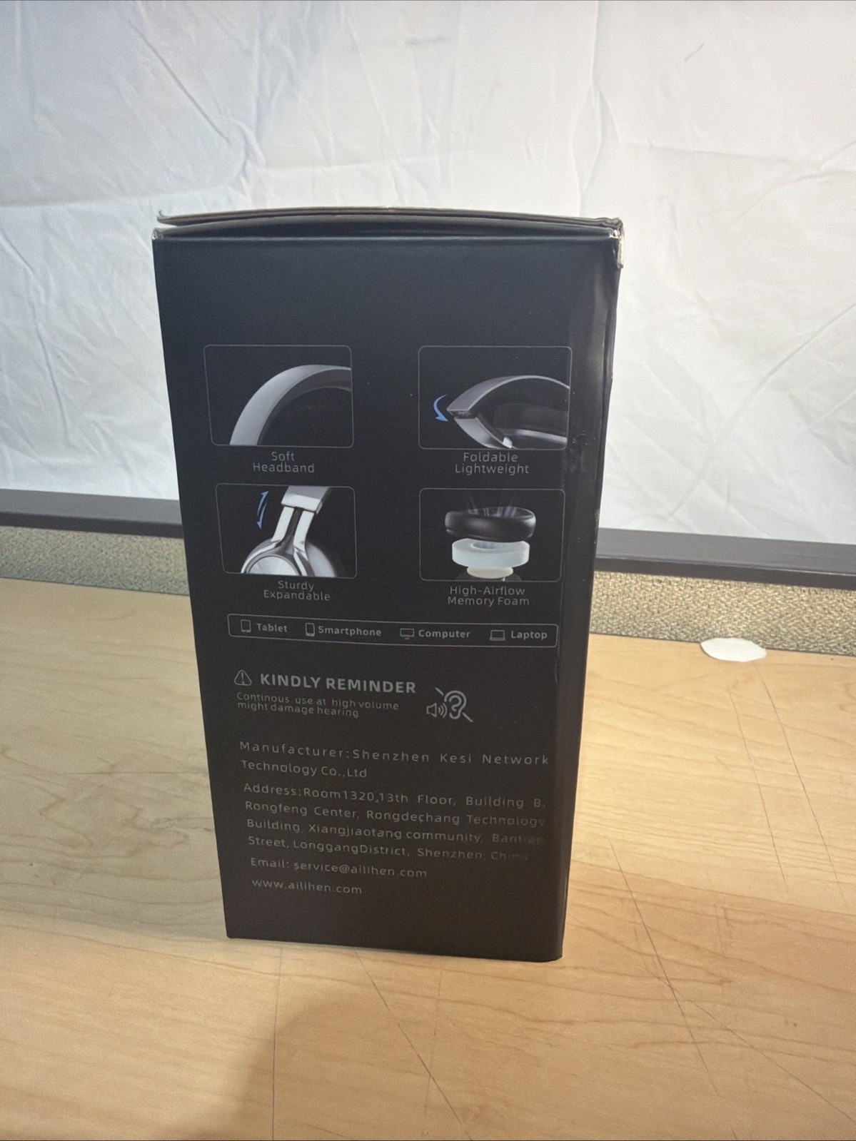 Wired Headphones with Microphone Volume Control, Noise Isolating Over Ear Hea…