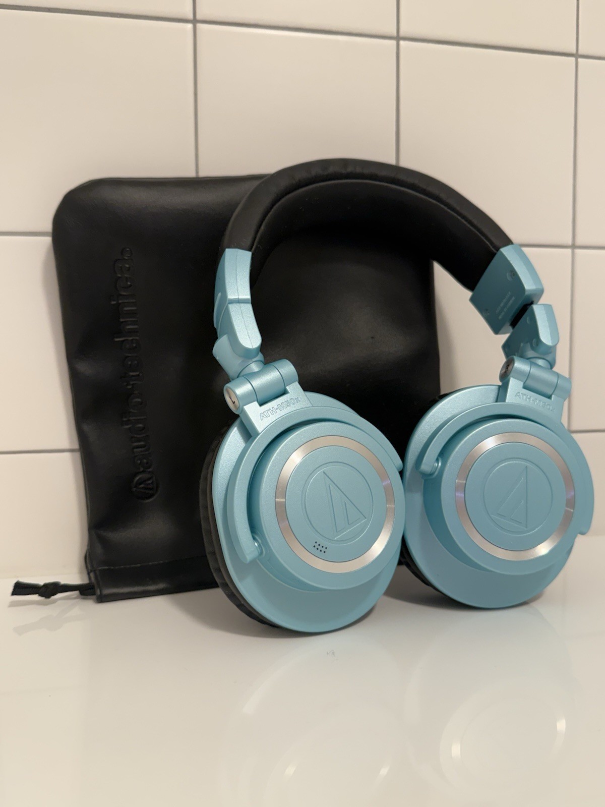Audio-Technica ATH-M50x Over-Ear Wired 3.5mm Headphones Blue/Black