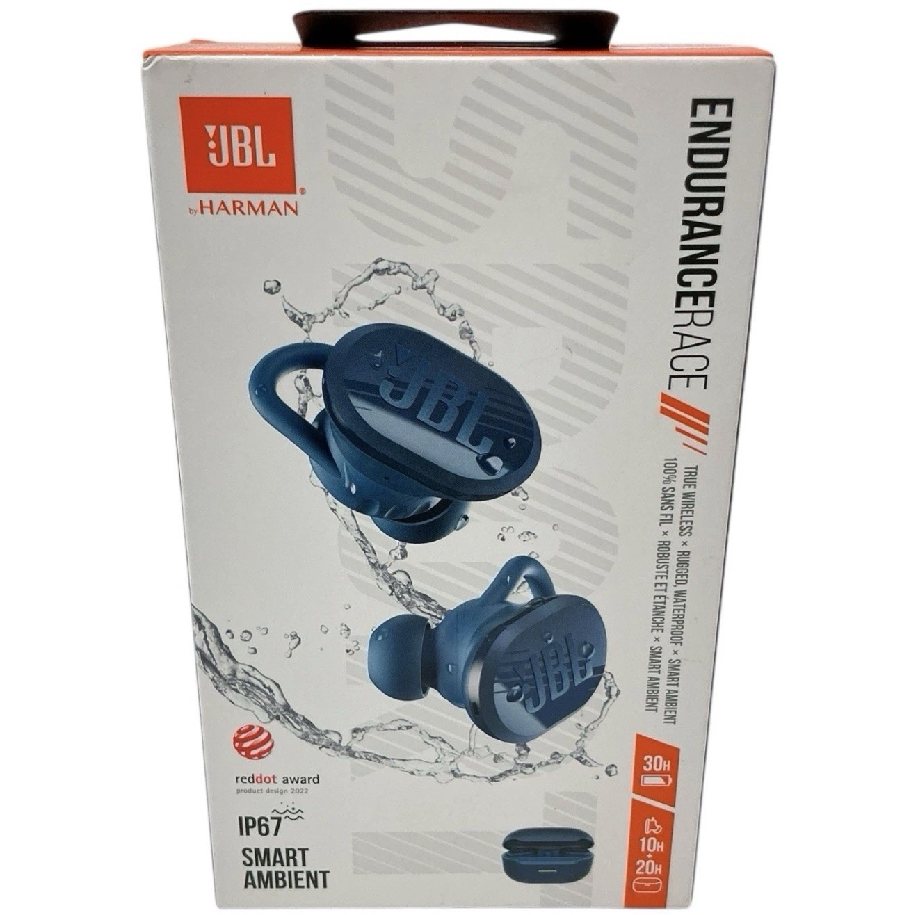 JBL Endurance Race TWS, Waterproof true wireless active sport earbuds (Black)