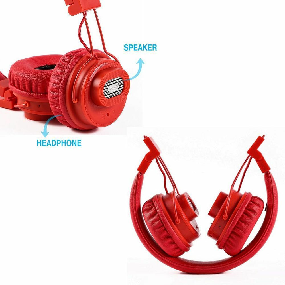 NIA 3 in1 Bluetooth Headphone X5SP with External Speaker +TF Card+FM+Phone call